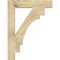 Ekena Millwork Merced Block Rough Sawn Bracket, Douglas Fir, 4"W x 24"D x 32"H BKT04X24X32MRC05RDF - alternate 4